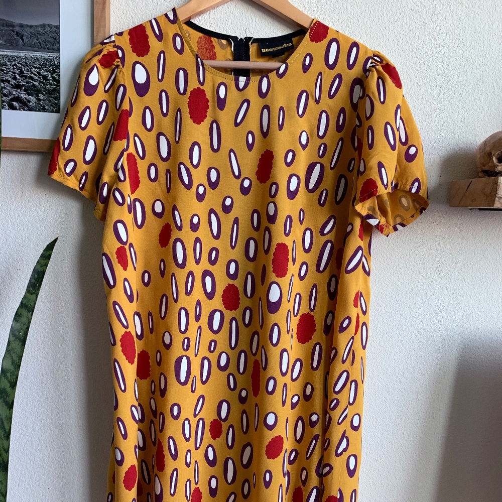 NWOT Nooworks Raspberry Print Molly Dress (Medium)